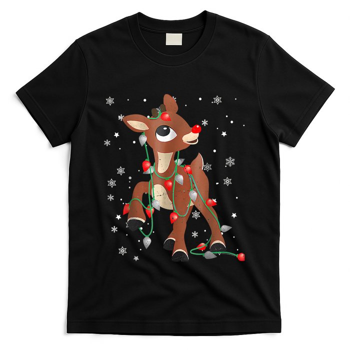 The Red Nose Reindeer For Christmas Fan T-Shirt