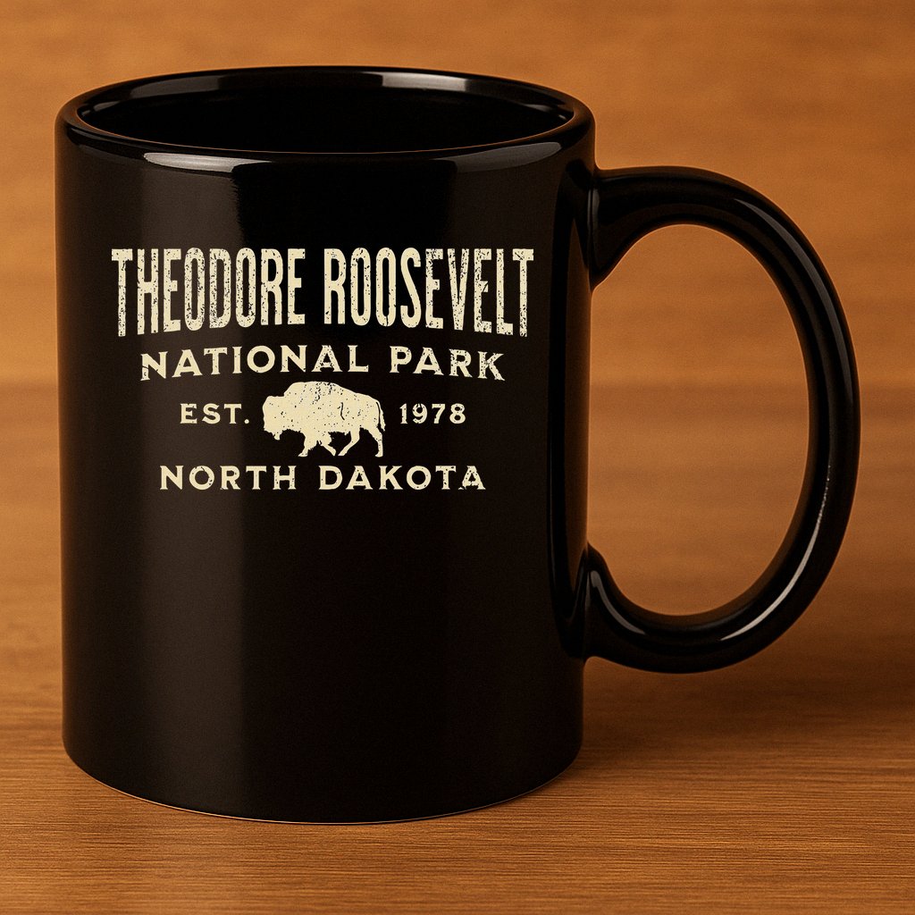 Theodore Roosevelt National Park 11oz C Handle Ceramic Mug
