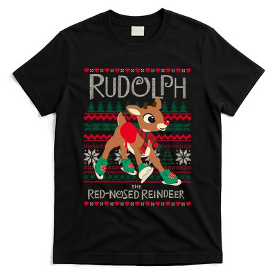 The Red Nosed Reindeer Christmas Special Sweater. Matching Family Outfit Group G T-Shirt