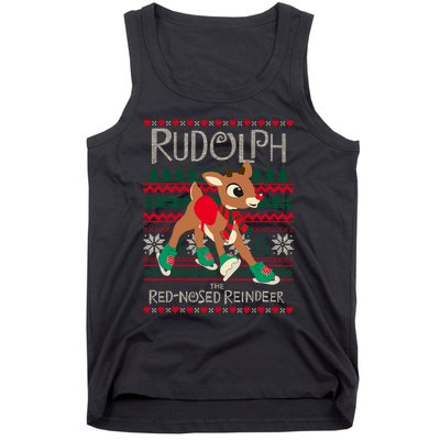 The Red Nosed Reindeer Christmas Special Sweater. Matching Family Outfit Group G Tank Top