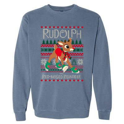 The Red Nosed Reindeer Christmas Special Sweater. Matching Family Outfit Group G Garment-Dyed Sweatshirt