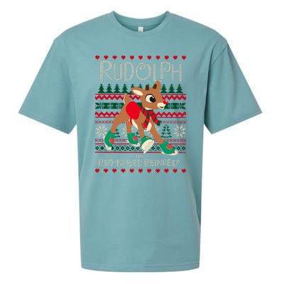 The Red Nosed Reindeer Christmas Special Sweater. Matching Family Outfit Group G Sueded Cloud Jersey T-Shirt