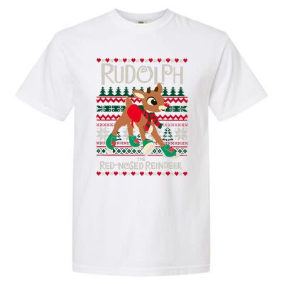 The Red Nosed Reindeer Christmas Special Sweater. Matching Family Outfit Group G Garment-Dyed Heavyweight T-Shirt