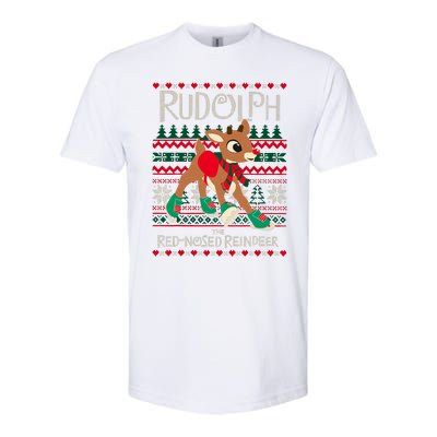 The Red Nosed Reindeer Christmas Special Sweater. Matching Family Outfit Group G Softstyle CVC T-Shirt