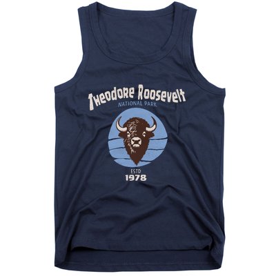 Theodore Roosevelt National Park Bison Vintage Tank Top