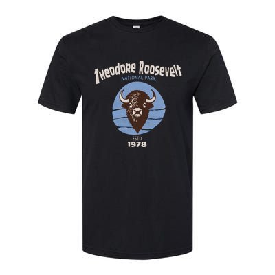 Theodore Roosevelt National Park Bison Vintage Softstyle CVC T-Shirt