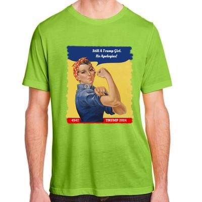 Trump Rosie No Apologies 2024 Gift Adult ChromaSoft Performance T-Shirt