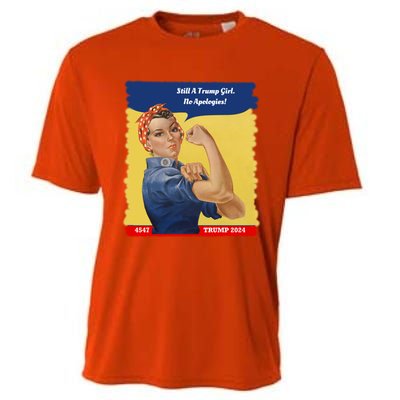 Trump Rosie No Apologies 2024 Gift Cooling Performance Crew T-Shirt