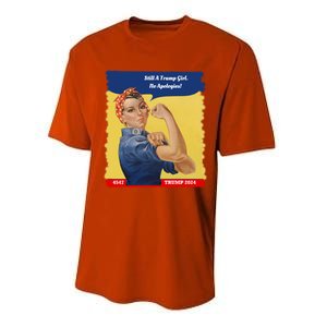 Trump Rosie No Apologies 2024 Gift Performance Sprint T-Shirt