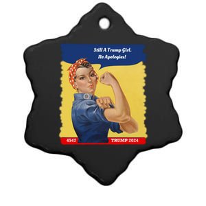 Trump Rosie No Apologies 2024 Gift Ceramic Star Ornament