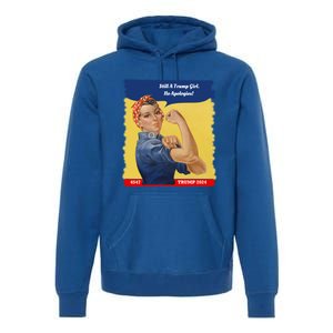 Trump Rosie No Apologies 2024 Gift Premium Hoodie