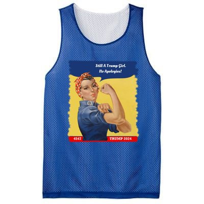 Trump Rosie No Apologies 2024 Gift Mesh Reversible Basketball Jersey Tank