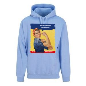 Trump Rosie No Apologies 2024 Gift Unisex Surf Hoodie