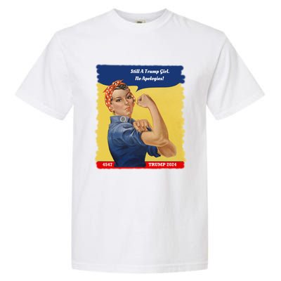 Trump Rosie No Apologies 2024 Gift Garment-Dyed Heavyweight T-Shirt