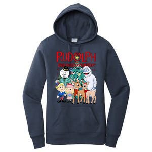 The Red Nosed Reindeer Christmas Women's Pullover Hoodie