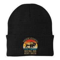 Theodore Roosevelt National Park North Dakota Buffalo Retro Beanie