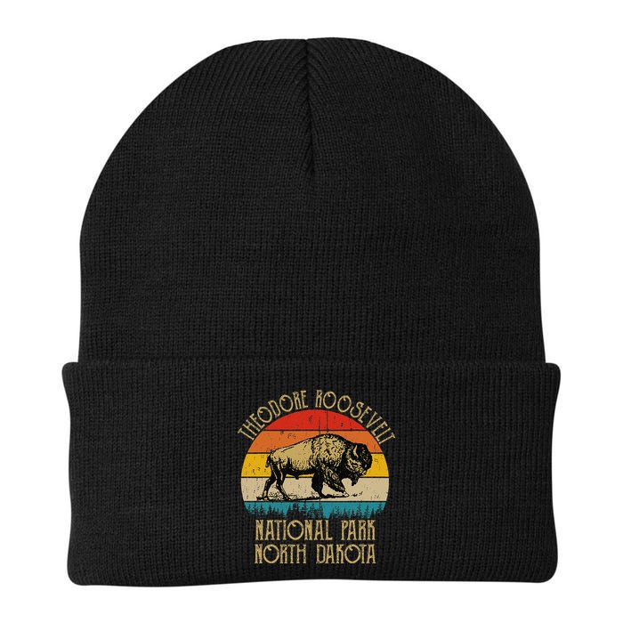Theodore Roosevelt National Park North Dakota Buffalo Retro Beanie