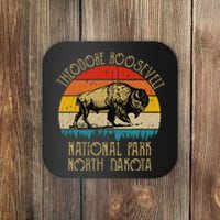 Theodore Roosevelt National Park North Dakota Buffalo Retro Coaster