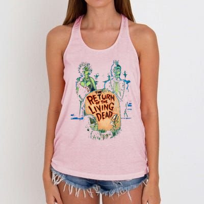 The Return Of The Living Dead Women's Knotted Racerback Tank