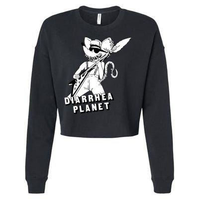 The Rat Of Diarrhea Cool Vector Design Cropped Pullover Crew