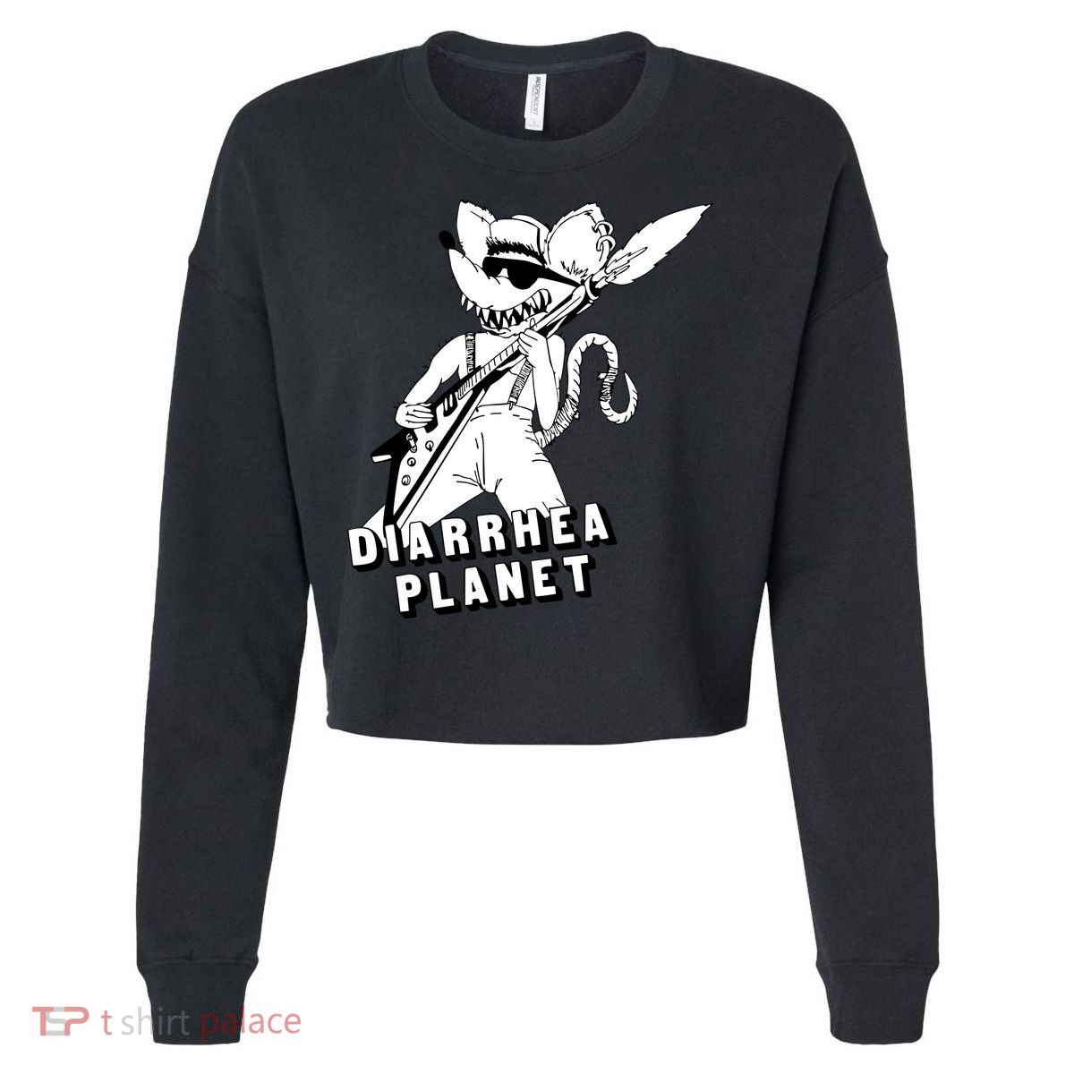 The Rat Of Diarrhea Cool Vector Design Cropped Pullover Crew