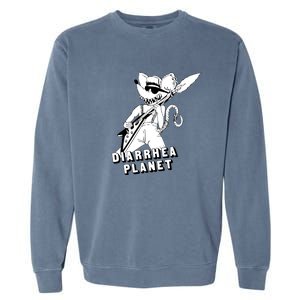 The Rat Of Diarrhea Cool Vector Design Garment-Dyed Sweatshirt