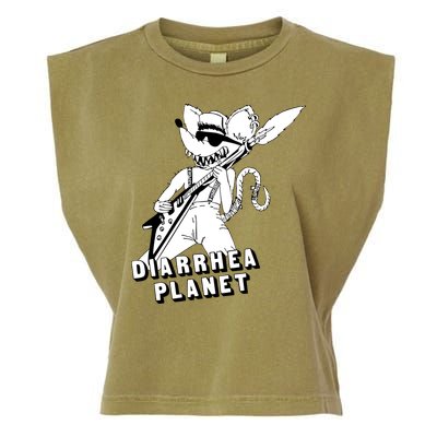 The Rat Of Diarrhea Cool Vector Design Garment-Dyed Women's Muscle Tee