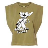 The Rat Of Diarrhea Cool Vector Design Garment-Dyed Women's Muscle Tee