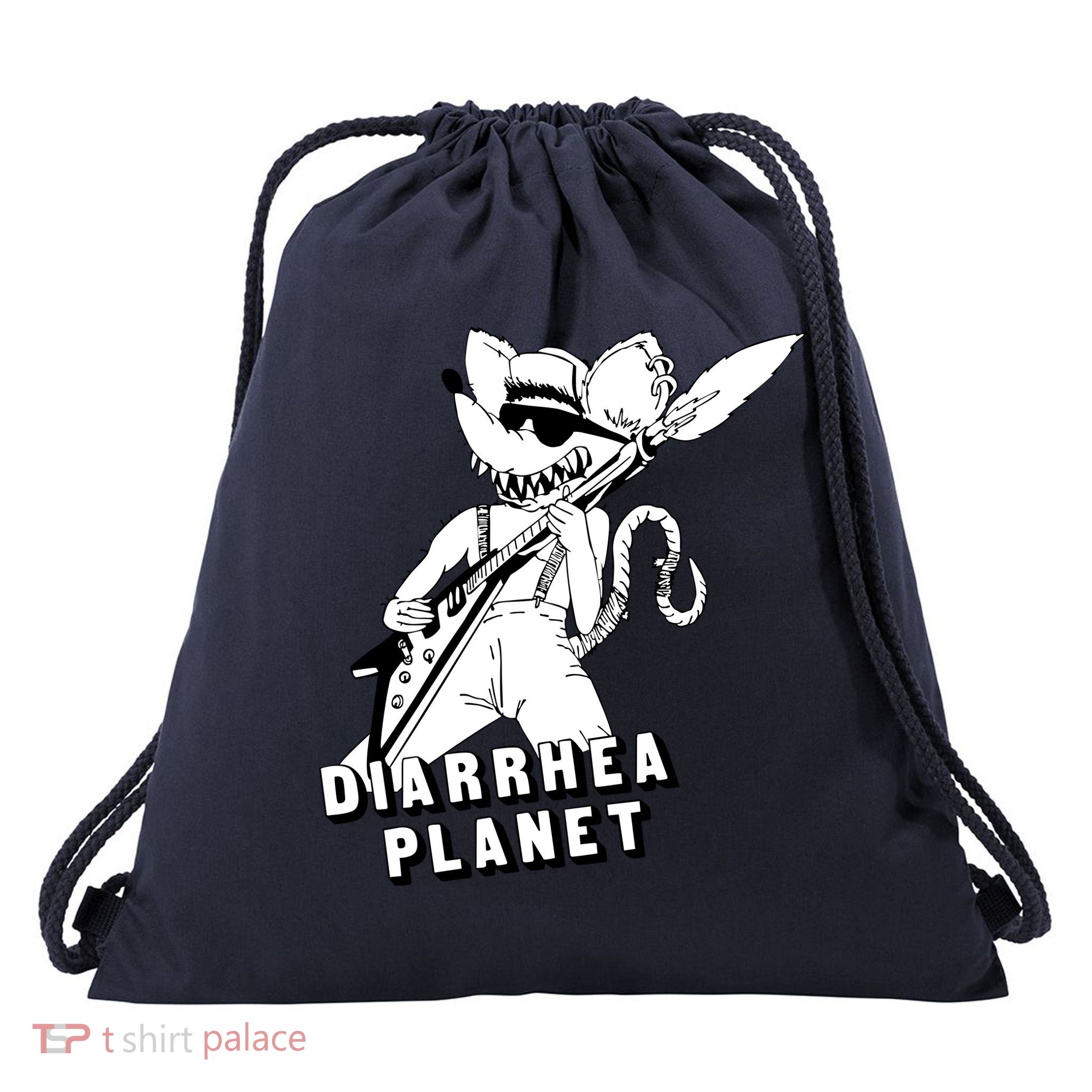 The Rat Of Diarrhea Cool Vector Design Drawstring Bag