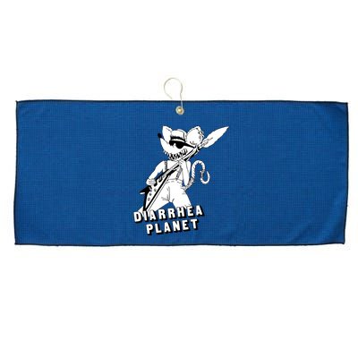 The Rat Of Diarrhea Cool Vector Design Large Microfiber Waffle Golf Towel