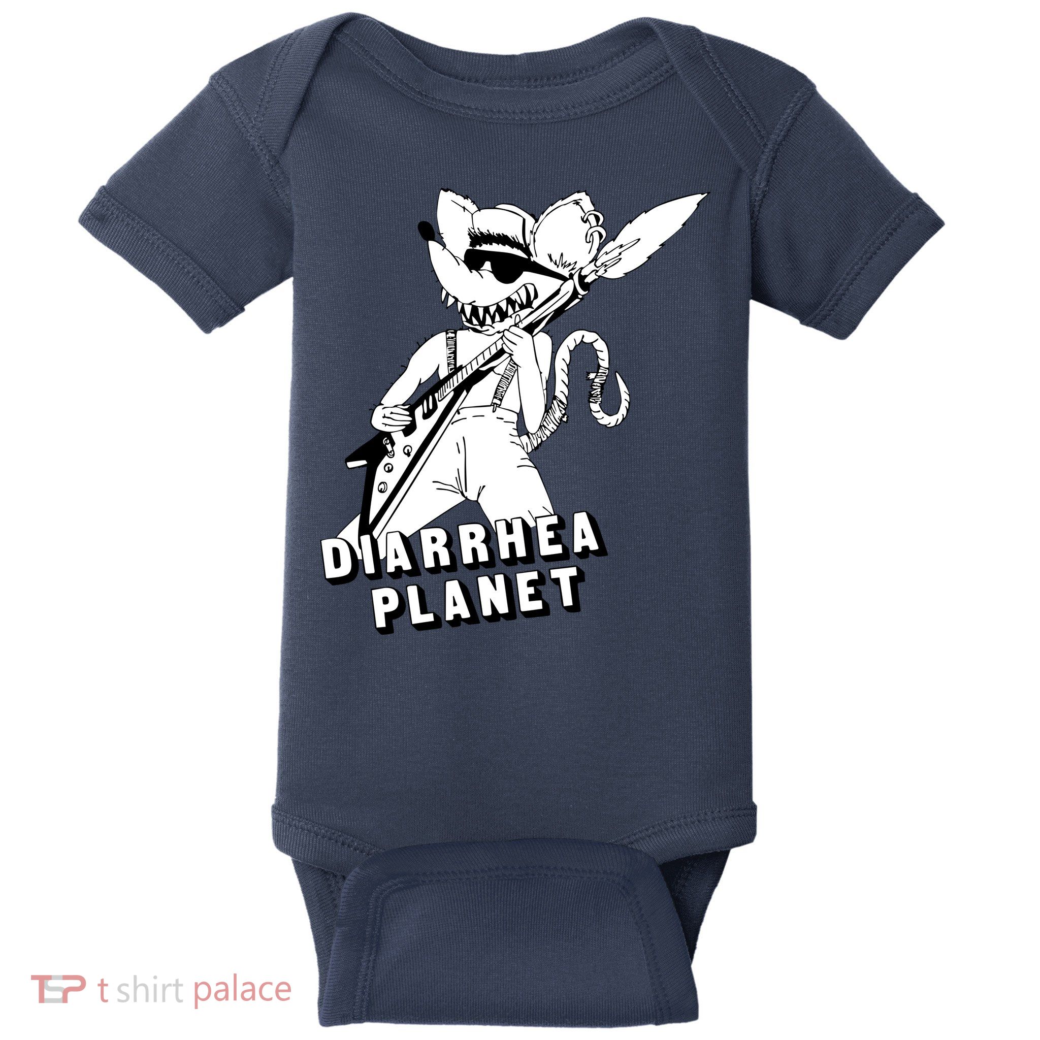 The Rat Of Diarrhea Cool Vector Design Baby Bodysuit