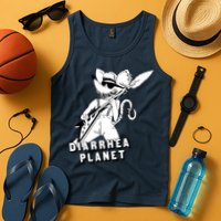 The Rat Of Diarrhea Cool Vector Design Tank Top