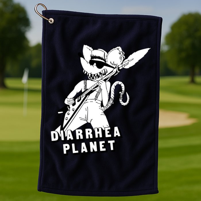 The Rat Of Diarrhea Cool Vector Design Golf Towel