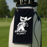 The Rat Of Diarrhea Cool Vector Design Golf Towel
