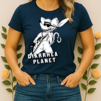 The Rat Of Diarrhea Cool Vector Design Womens T-Shirt