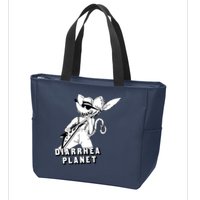 The Rat Of Diarrhea Cool Vector Design Zip Tote Bag