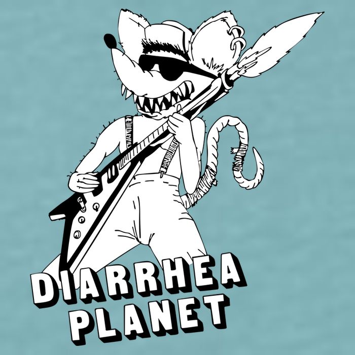 The Rat Of Diarrhea Cool Vector Design Sueded Cloud Jersey T-Shirt