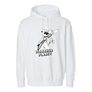 The Rat Of Diarrhea Cool Vector Design Garment-Dyed Fleece Hoodie