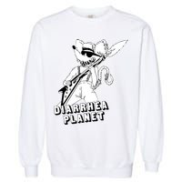 The Rat Of Diarrhea Cool Vector Design Garment-Dyed Sweatshirt