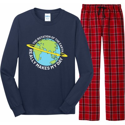 The Rotation Of The Earth Really Makes My Day Earth Day Long Sleeve Pajama Set