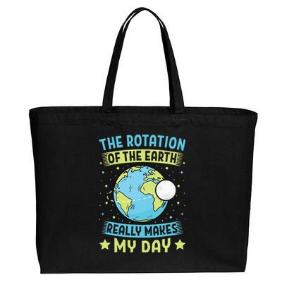 The Rotation Of The Earth Makes My Day Earth Day Teacher Cotton Canvas Jumbo Tote