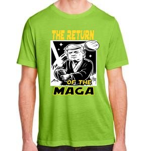 The Return Of The Maga Funny Parody Trump Wins Trump Won 47 Adult ChromaSoft Performance T-Shirt