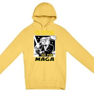 The Return Of The Maga Funny Parody Trump Wins Trump Won 47 Premium Pullover Hoodie