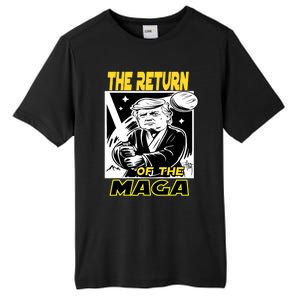 The Return Of The Maga Funny Parody Trump Wins Trump Won 47 Tall Fusion ChromaSoft Performance T-Shirt