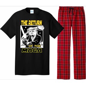 The Return Of The Maga Funny Parody Trump Wins Trump Won 47 Pajama Set