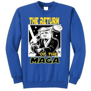 The Return Of The Maga Funny Parody Trump Wins Trump Won 47 Sweatshirt