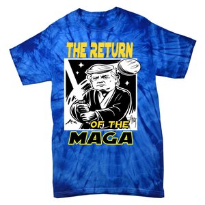 The Return Of The Maga Funny Parody Trump Wins Trump Won 47 Tie-Dye T-Shirt