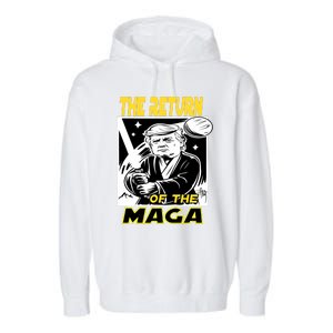 The Return Of The Maga Funny Parody Trump Wins Trump Won 47 Garment-Dyed Fleece Hoodie