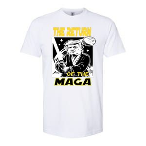 The Return Of The Maga Funny Parody Trump Wins Trump Won 47 Softstyle CVC T-Shirt