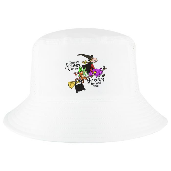 ThereS Room On My Broom For You Too Teacher Cool Comfort Performance Bucket Hat